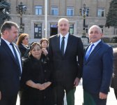 Prezident İlham Əliyev Xocalıda soyqırımı memorialının təməlini qoyub və rayon ictimaiyyətinin nümayəndələri ilə görüşüb (YENİLƏNİB) (FOTO/VİDEO)