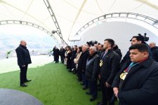 Prezident İlham Əliyev Xocalıda soyqırımı memorialının təməlini qoyub və rayon ictimaiyyətinin nümayəndələri ilə görüşüb (YENİLƏNİB) (FOTO/VİDEO)
