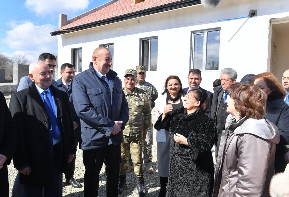Prezident İlham Əliyev Xocalıda soyqırımı memorialının təməlini qoyub və rayon ictimaiyyətinin nümayəndələri ilə görüşüb (YENİLƏNİB) (FOTO/VİDEO)