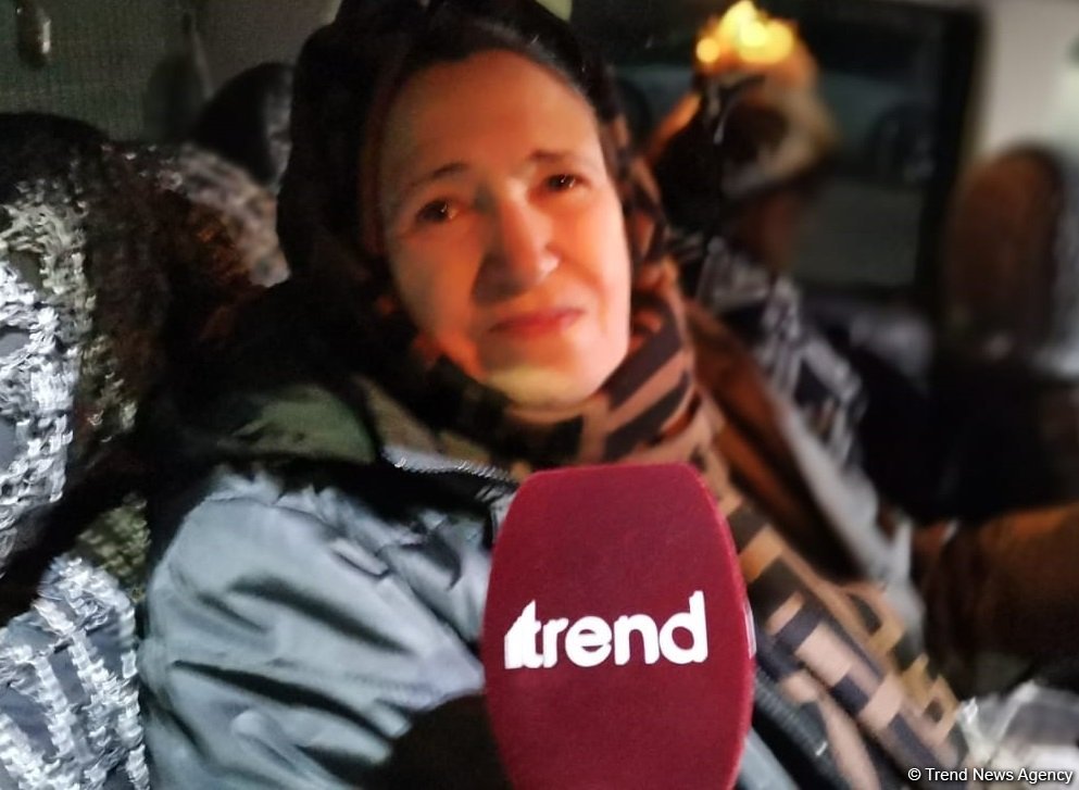 Bizə bu sevincli günləri yaşadanlara təşəkkür edirəm - Laçın sakini