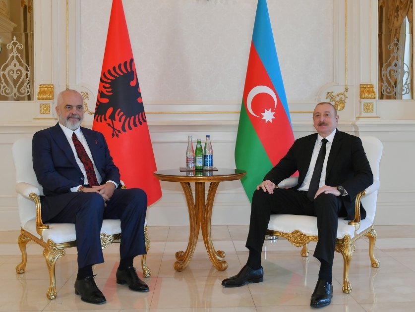 Azərbaycan Prezidenti İlham Əliyevin Albaniyanın Baş naziri Edi Rama ilə təkbətək görüşü olub (FOTO/VİDEO) (YENİLƏNİB)