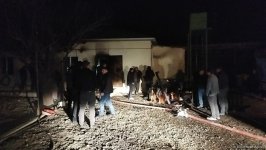 Ağdamda fərdi yaşayış evində yanğın baş verib (FOTO)