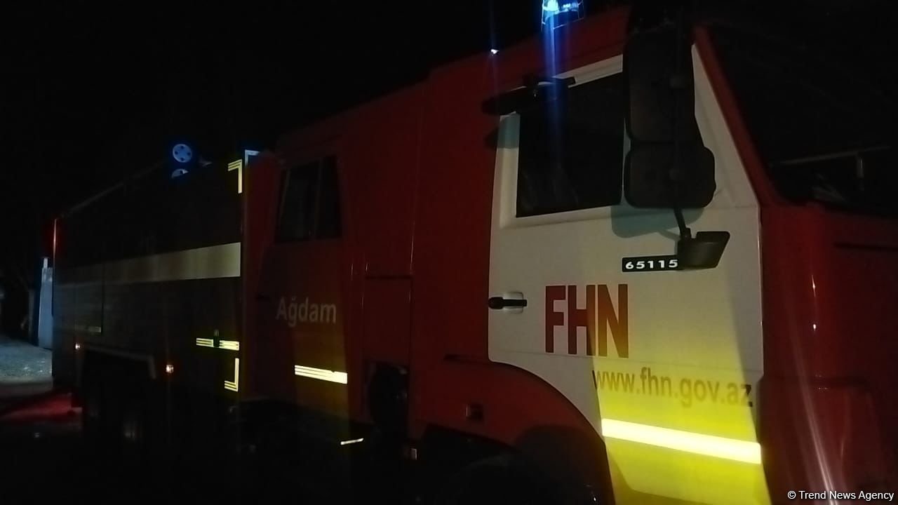 Ağdamda fərdi yaşayış evində yanğın baş verib (FOTO)