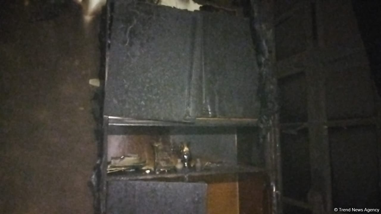 Ağdamda fərdi yaşayış evində yanğın baş verib (FOTO)