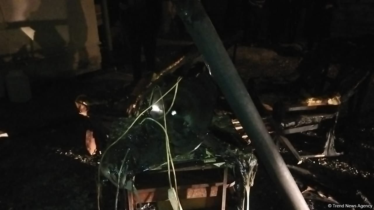 Ağdamda fərdi yaşayış evində yanğın baş verib (FOTO)
