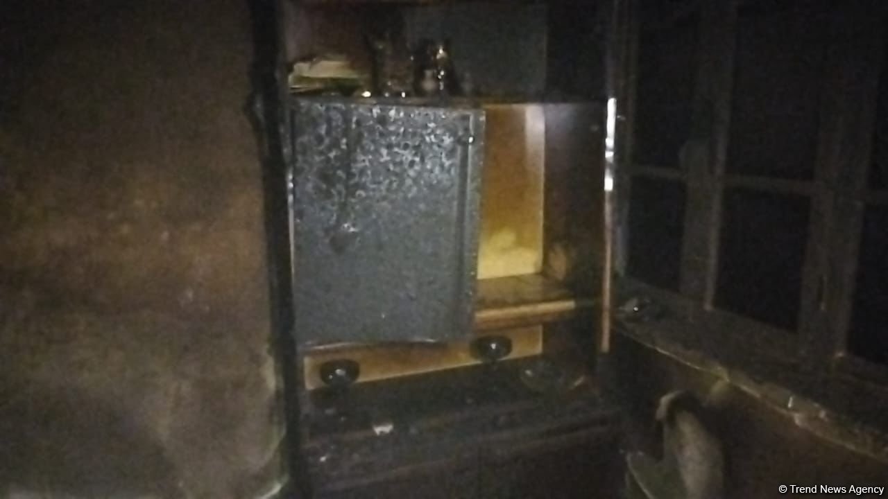 Ağdamda fərdi yaşayış evində yanğın baş verib (FOTO)