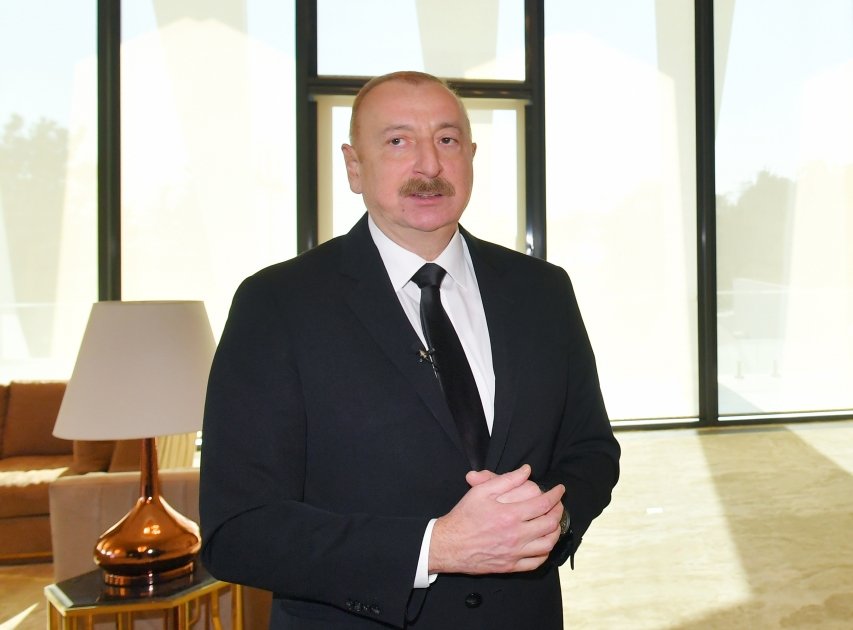 Prezident İlham Əliyev “Euronews” televiziyasına müsahibə verib (VİDEO/FOTO)