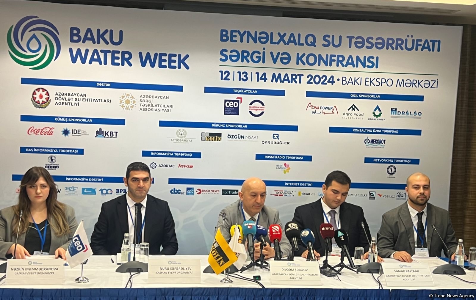 "Baku Water Week" sərgisinə həsr olunmuş mətbuat konfransı keçirilib