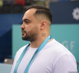 İdman gimnastikası üzrə Dünya Kubokunda iştirak edəcək idmançıların podium məşqlərindən FOTOREPORTAJ