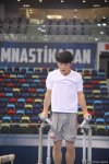 İdman gimnastikası üzrə Dünya Kubokunda iştirak edəcək idmançıların podium məşqlərindən FOTOREPORTAJ