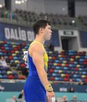 Bakıda idman gimnastikası üzrə FIG Dünya Kubokunun üçüncü günü keçirilir (FOTO)