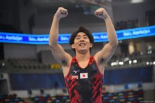 Bakıda idman gimnastikası üzrə FIG Dünya Kubokunun üçüncü günü keçirilir (FOTO)