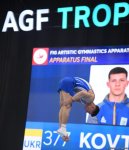 Bakıda idman gimnastikası üzrə FIG Dünya Kubokunun üçüncü günü keçirilir (FOTO)