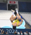 Bakıda idman gimnastikası üzrə FIG Dünya Kubokunun üçüncü günü keçirilir (FOTO)