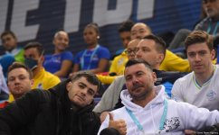 Bakıda idman gimnastikası üzrə FIG Dünya Kubokunun üçüncü günü keçirilir (FOTO)