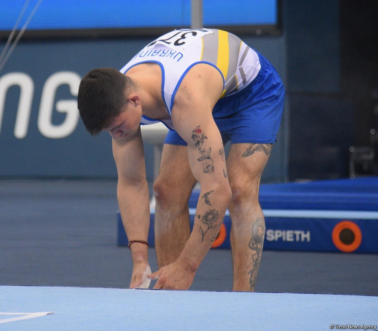 Bakıda idman gimnastikası üzrə FIG Dünya Kubokunun üçüncü günü keçirilir (FOTO)