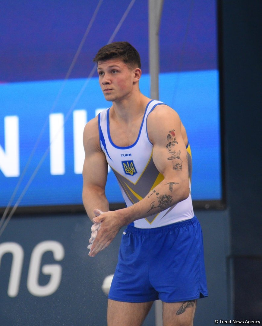 Bakıda idman gimnastikası üzrə FIG Dünya Kubokunun üçüncü günü keçirilir (FOTO)