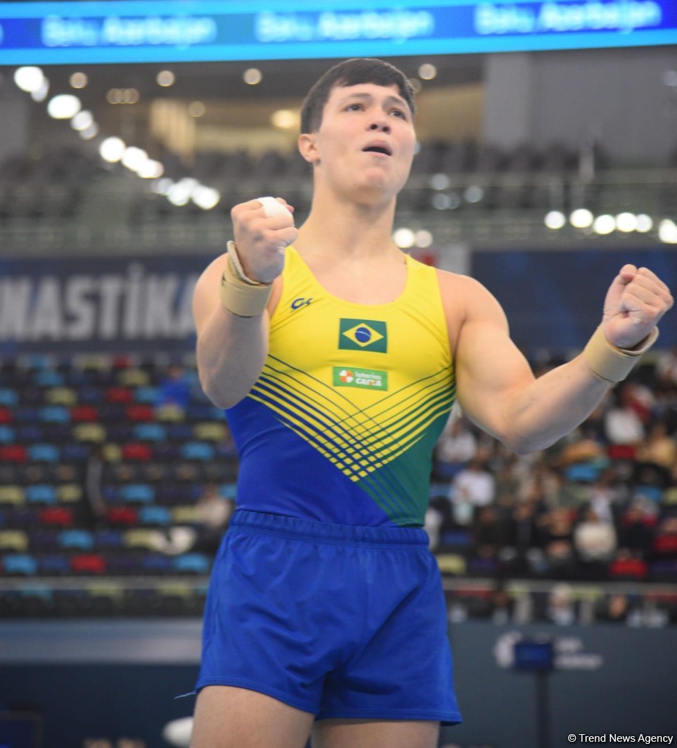 Bakıda idman gimnastikası üzrə FIG Dünya Kubokunun üçüncü günü keçirilir (FOTO)