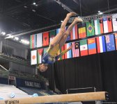 Bakıda idman gimnastikası üzrə FIG Dünya Kuboku yarışlarının final gününə start verilib (FOTO)