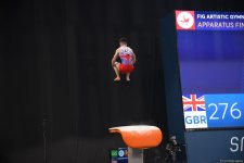 Bakıda idman gimnastikası üzrə FIG Dünya Kuboku yarışlarının final gününə start verilib (FOTO)