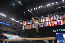 Bakıda idman gimnastikası üzrə FIG Dünya Kuboku yarışlarının final gününə start verilib (FOTO)
