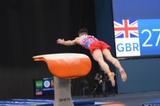 Bakıda idman gimnastikası üzrə FIG Dünya Kuboku yarışlarının final gününə start verilib (FOTO)