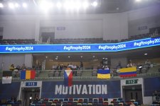 Bakıda idman gimnastikası üzrə FIG Dünya Kuboku yarışlarının final gününə start verilib (FOTO)