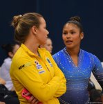 Bakıda idman gimnastikası üzrə FIG Dünya Kuboku yarışlarının final gününə start verilib (FOTO)