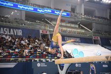 Bakıda idman gimnastikası üzrə FIG Dünya Kuboku yarışlarının final gününə start verilib (FOTO)