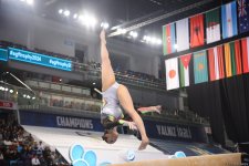 Bakıda idman gimnastikası üzrə FIG Dünya Kuboku yarışlarının final gününə start verilib (FOTO)