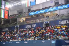 Bakıda idman gimnastikası üzrə FIG Dünya Kuboku yarışlarının final gününə start verilib (FOTO)