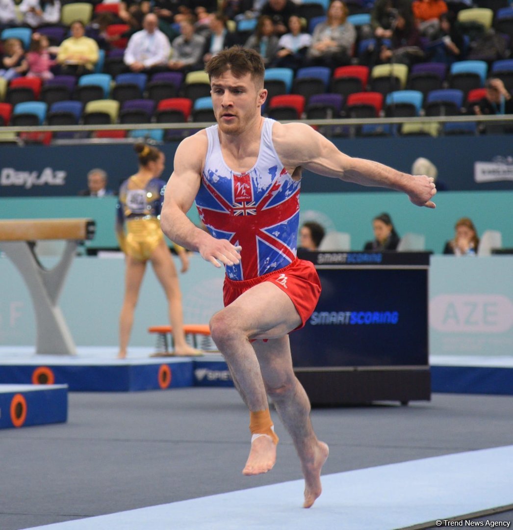 Bakıda idman gimnastikası üzrə FIG Dünya Kuboku yarışlarının final gününə start verilib (FOTO)