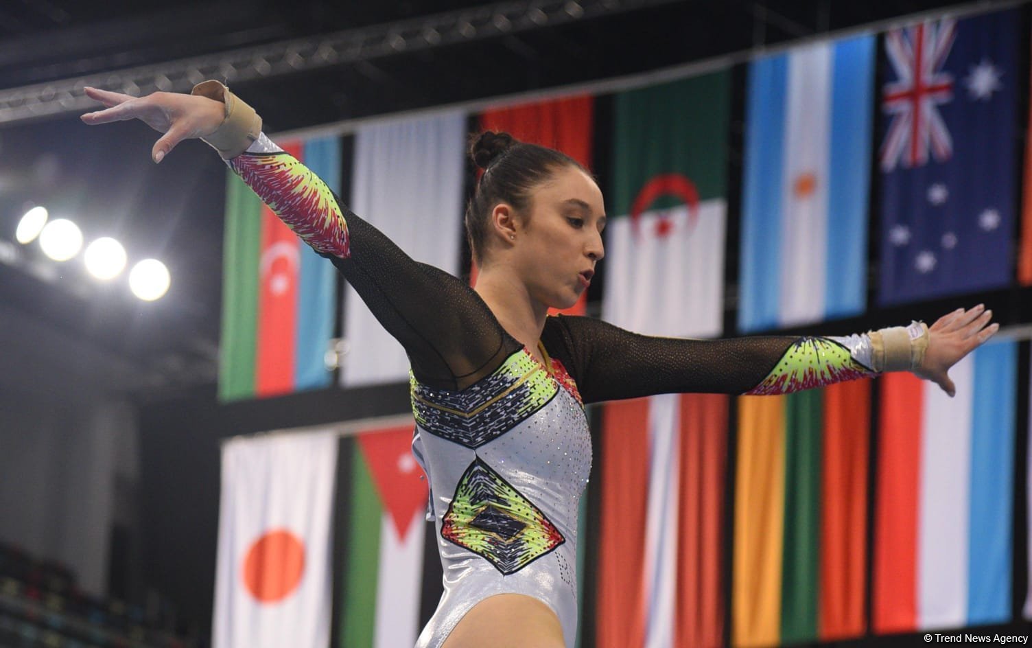 Bakıda idman gimnastikası üzrə FIG Dünya Kuboku yarışlarının final gününə start verilib (FOTO)