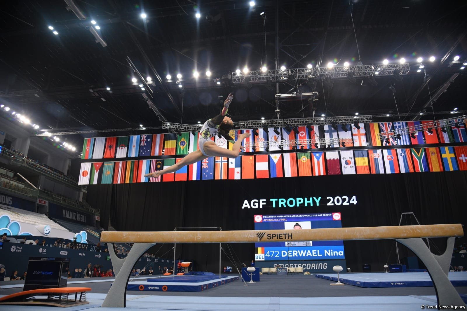 Bakıda idman gimnastikası üzrə FIG Dünya Kuboku yarışlarının final gününə start verilib (FOTO)