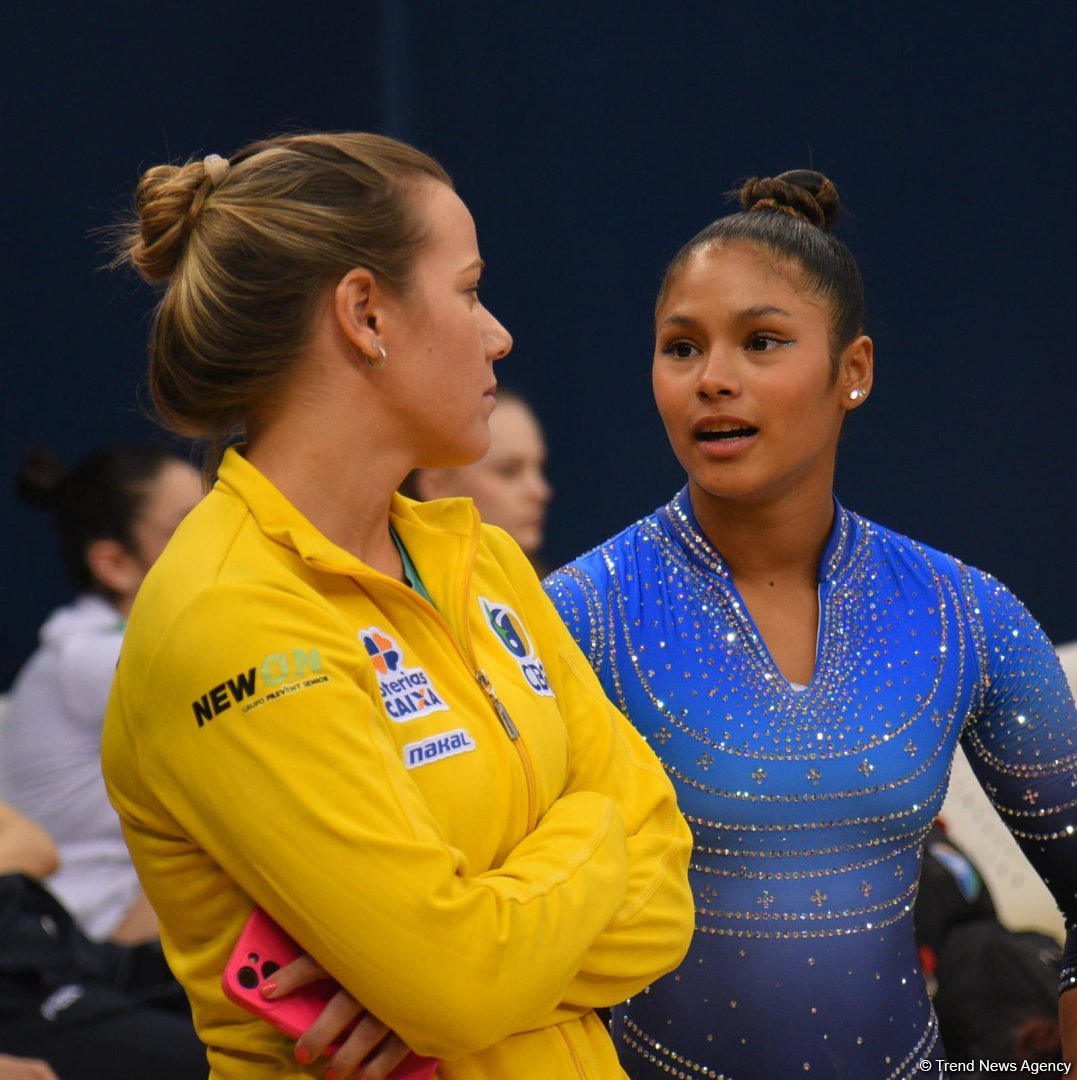 Bakıda idman gimnastikası üzrə FIG Dünya Kuboku yarışlarının final gününə start verilib (FOTO)
