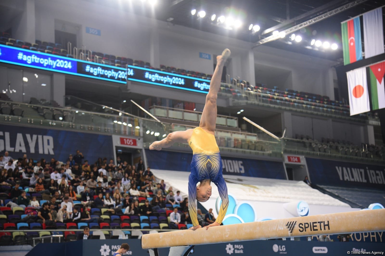 Bakıda idman gimnastikası üzrə FIG Dünya Kuboku yarışlarının final gününə start verilib (FOTO)