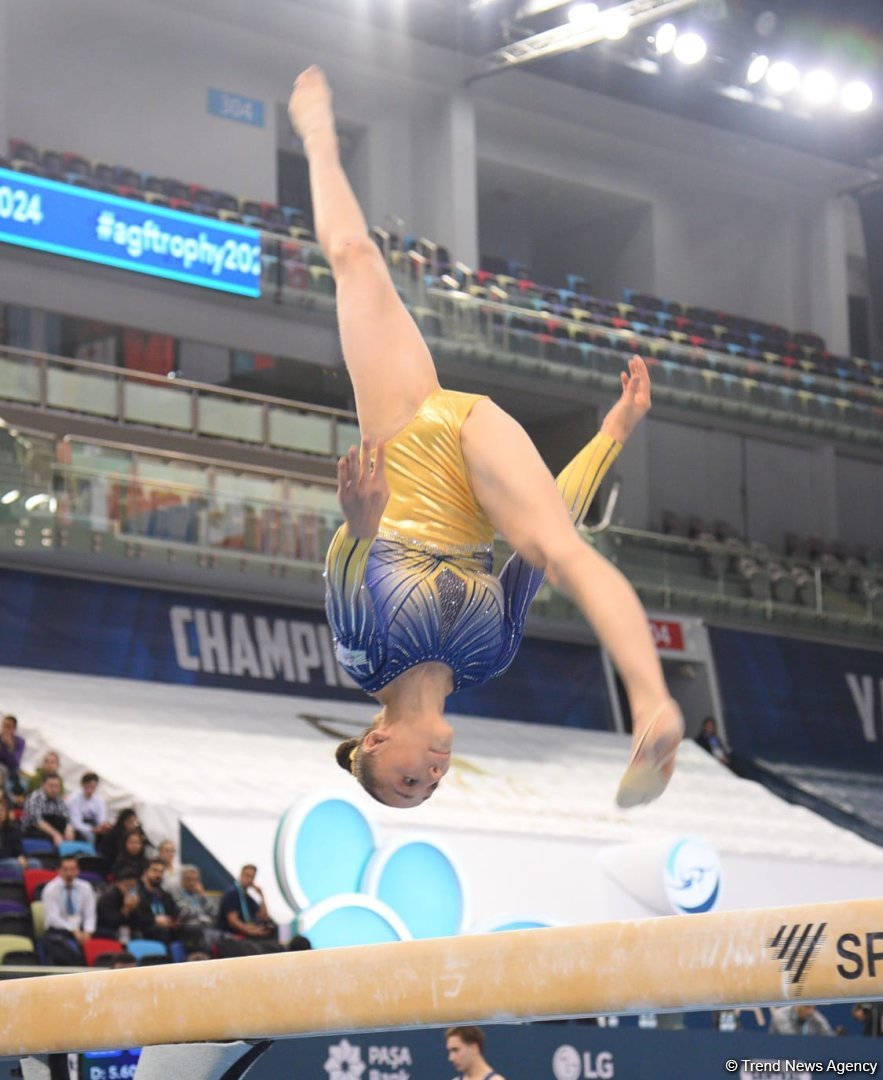Bakıda idman gimnastikası üzrə FIG Dünya Kuboku yarışlarının final gününə start verilib (FOTO)