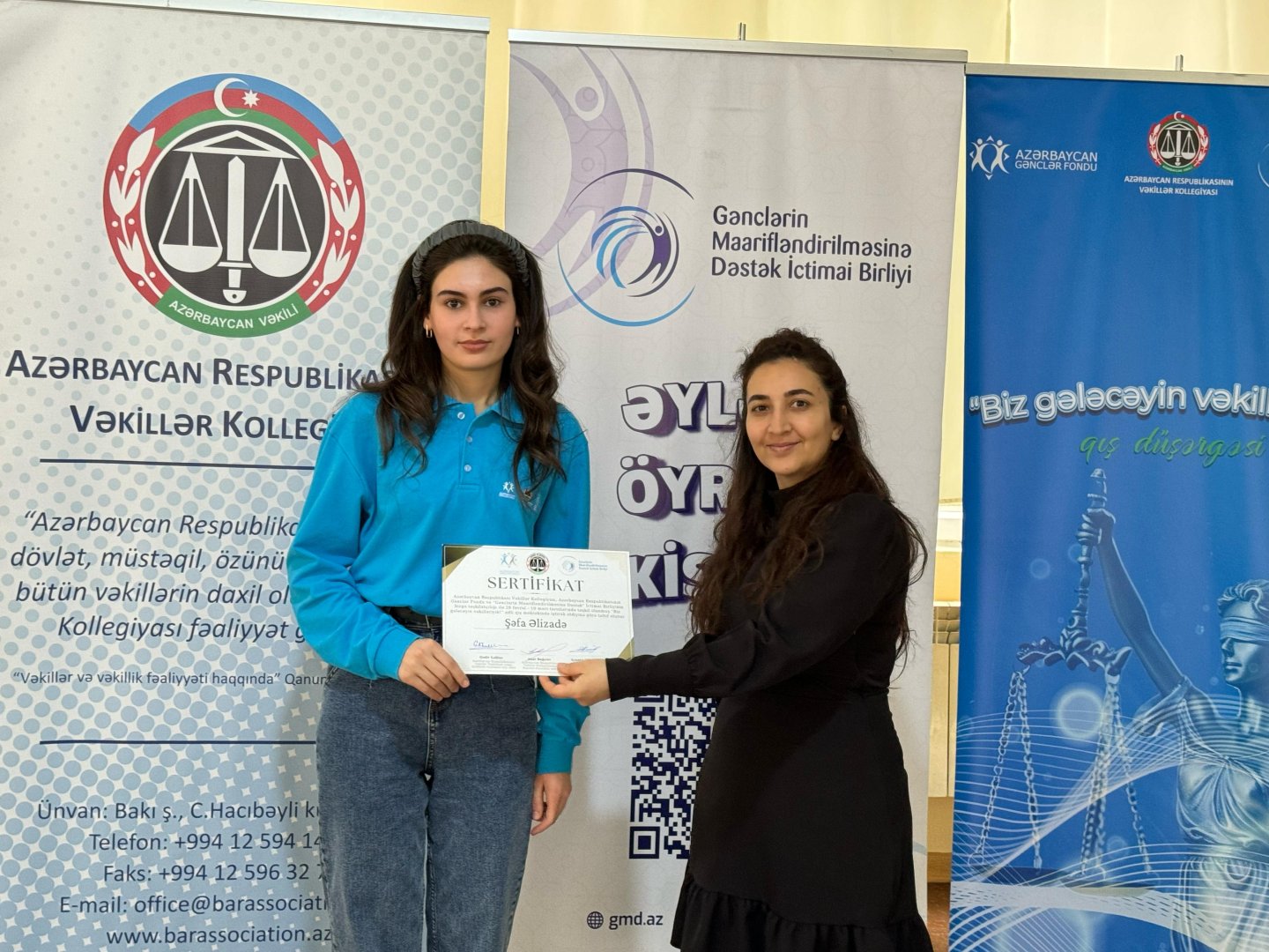 Biz gələcəyin vəkilləriyik!” adlı qış məktəbi yekunlaşdı (FOTO)