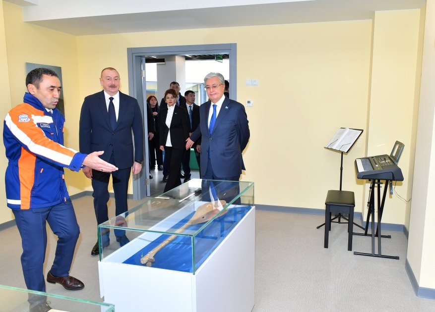 Azərbaycan və Qazaxıstan prezidentləri Füzulidə Kurmanqazı adına Uşaq Yaradıcılıq Mərkəzinin açılış mərasimində iştirak ediblər (FOTO/VİDEO) (YENİLƏNİB)