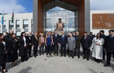 Azərbaycan və Qazaxıstan prezidentləri Füzulidə Kurmanqazı adına Uşaq Yaradıcılıq Mərkəzinin açılış mərasimində iştirak ediblər (FOTO/VİDEO) (YENİLƏNİB)
