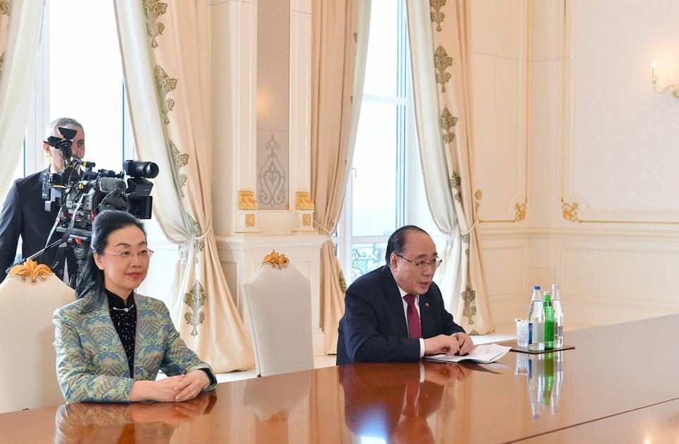 Prezident İlham Əliyev Çin Hökumətinin Avropa məsələləri üzrə xüsusi nümayəndəsini qəbul edib (FOTO/VİDEO) (YENİLƏNİB)