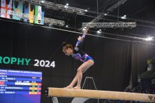 Bakıda idman gimnastikası üzrə "AGF Trophy" beynəlxalq turnir yarışlarının ikinci günü keçirilir (FOTO)
