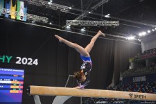 Bakıda idman gimnastikası üzrə "AGF Trophy" beynəlxalq turnir yarışlarının ikinci günü keçirilir (FOTO)