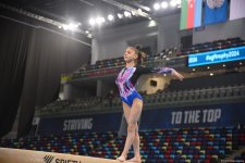 Bakıda idman gimnastikası üzrə "AGF Trophy" beynəlxalq turnir yarışlarının ikinci günü keçirilir (FOTO)