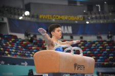 Bakıda idman gimnastikası üzrə "AGF Trophy" beynəlxalq turnir yarışlarının ikinci günü keçirilir (FOTO)