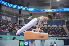 Bakıda idman gimnastikası üzrə "AGF Trophy" beynəlxalq turnir yarışlarının ikinci günü keçirilir (FOTO)