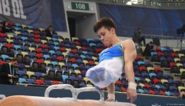 Bakıda idman gimnastikası üzrə "AGF Trophy" beynəlxalq turnir yarışlarının ikinci günü keçirilir (FOTO)