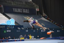 Bakıda idman gimnastikası üzrə "AGF Trophy" beynəlxalq turnir yarışlarının ikinci günü keçirilir (FOTO)