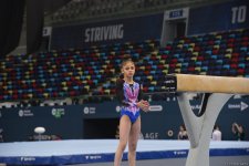 Bakıda idman gimnastikası üzrə "AGF Trophy" beynəlxalq turnir yarışlarının ikinci günü keçirilir (FOTO)