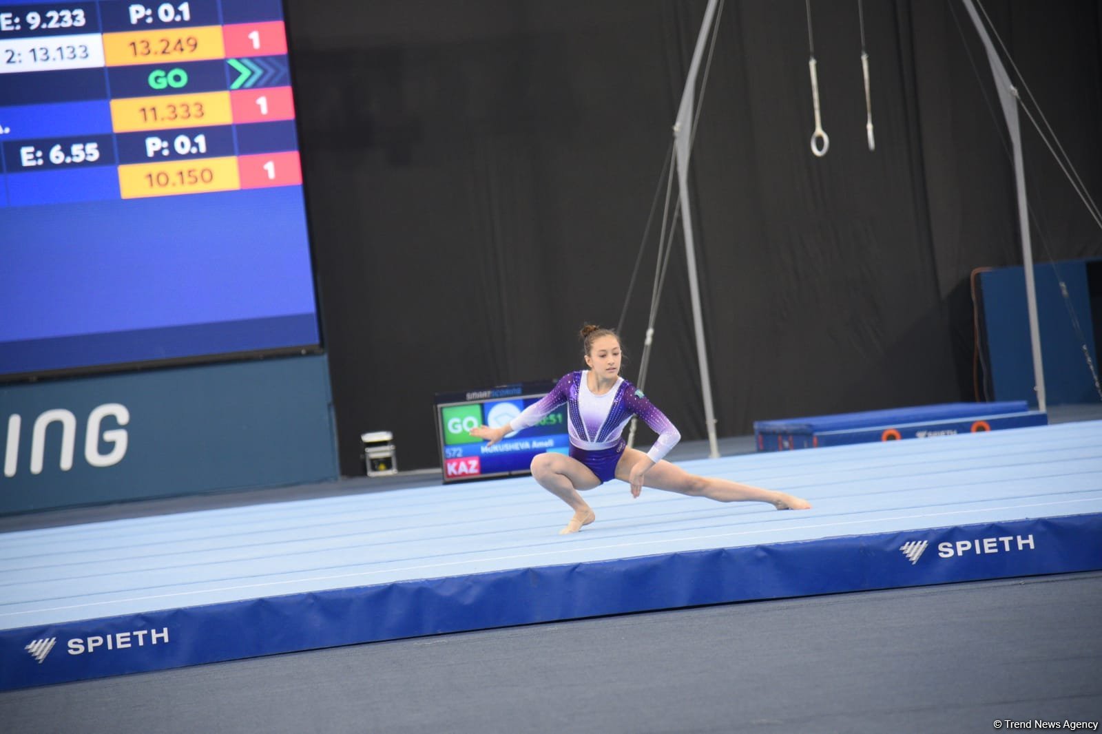 Bakıda idman gimnastikası üzrə "AGF Trophy" beynəlxalq turnir yarışlarının ikinci günü keçirilir (FOTO)